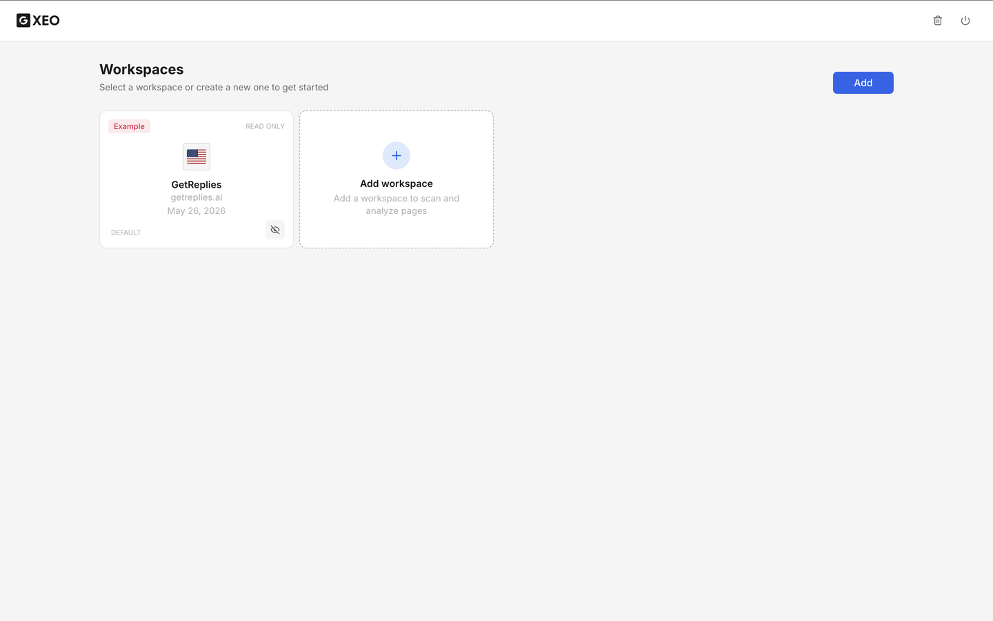 Workspaces product snapshot.
